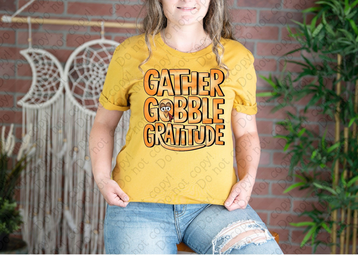 11-63 Gather Gobble Gratitude tee