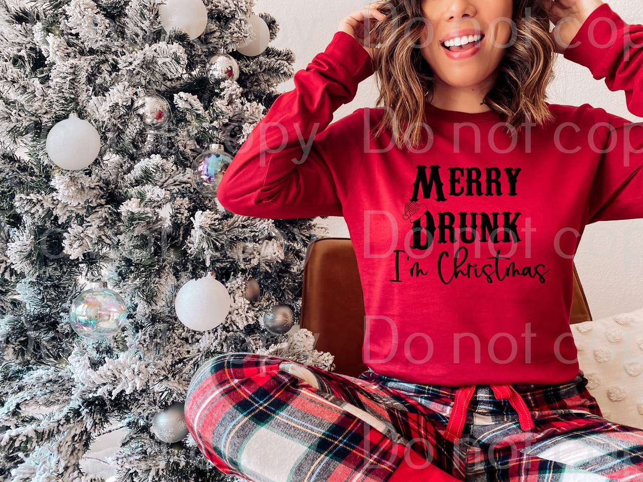 12-14 Merry Drunk I'm Christmas Completed Tee