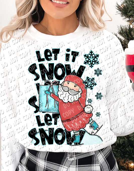 12-255 Let it Snow Completed Tee