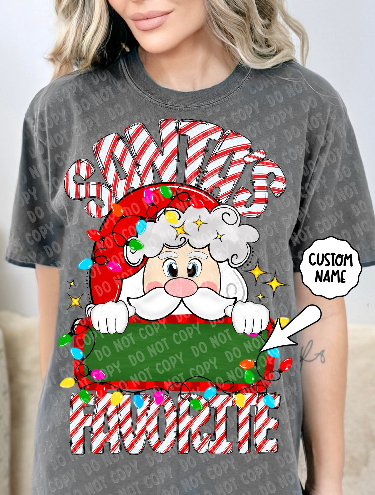 12-270 Customizable - Santa's Favorite Tee