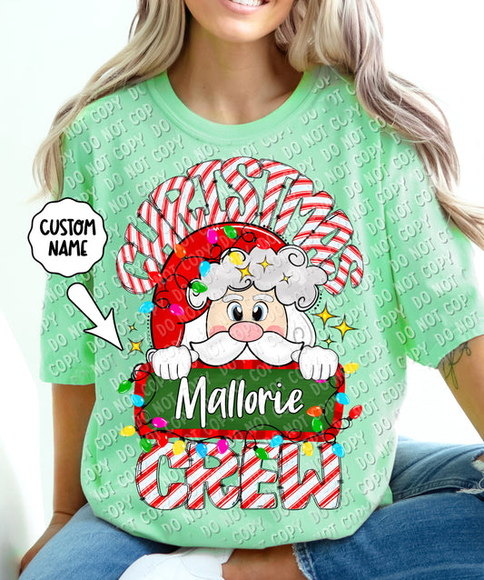 12-271-B Blank - Christmas Crew Tee