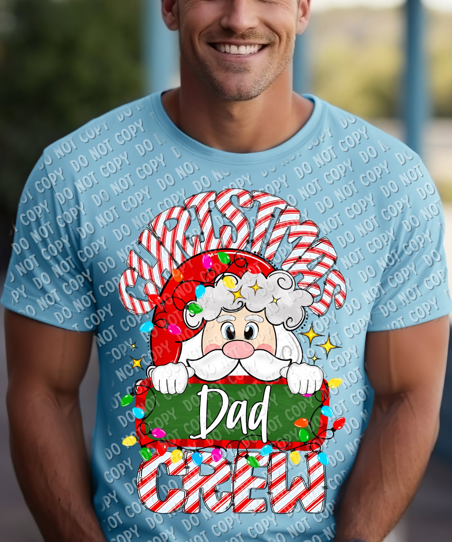 12-271-D Dad - Christmas Crew Tee