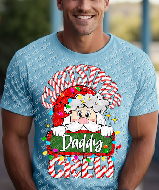 12-271-E Daddy - Christmas Crew Tee