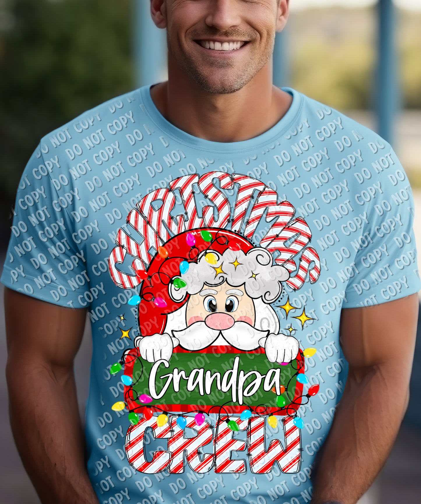 12-271-I Grandpa - Christmas Crew Tee