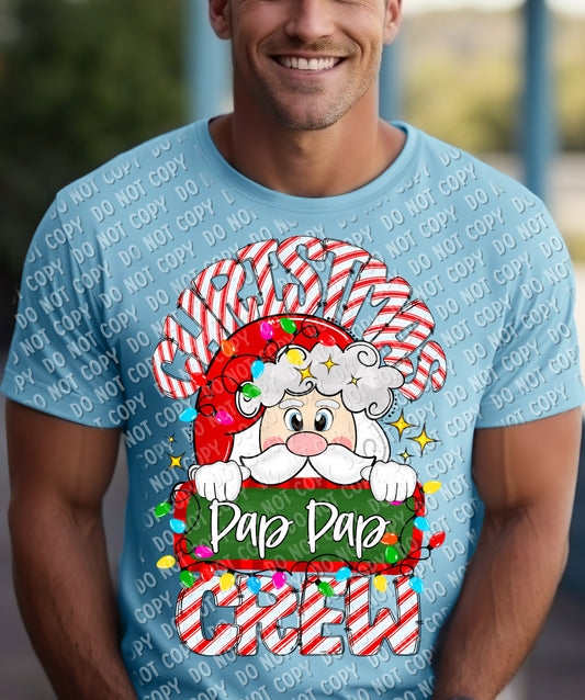 12-271-Q Pap Pap - Christmas Crew Tee
