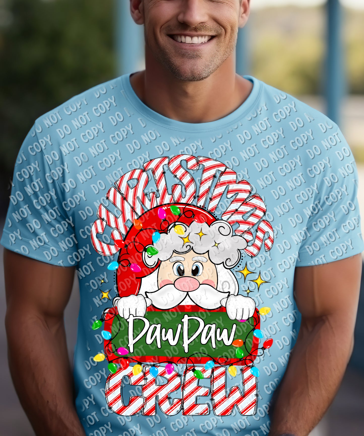 12-271-T PawPaw - Christmas Crew Tee
