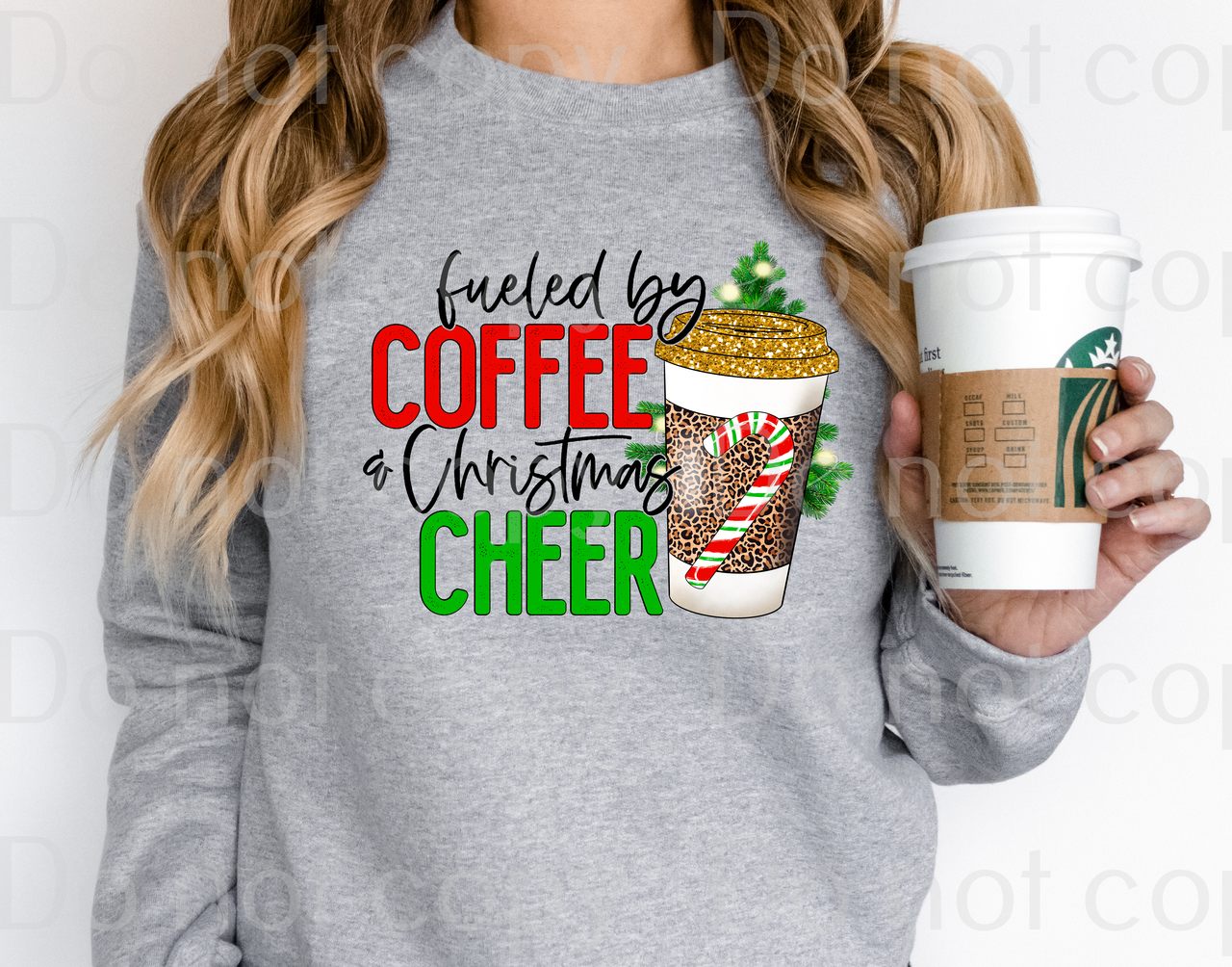 12-27 Fueled By Coffee And Christmas Cheer Completed Tee