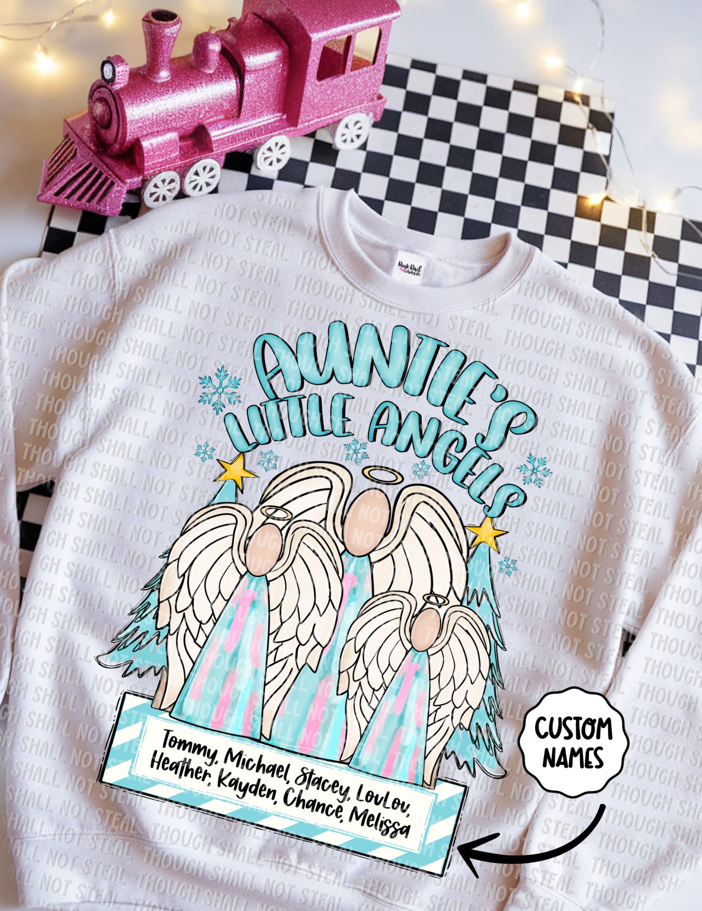 12-280 Auntie's Little Angels (add custom names) Tee