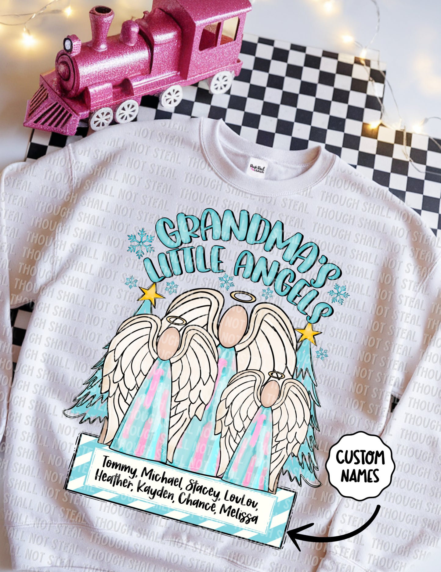 12-284 Grandma's Little Angels (add custom names) Tee