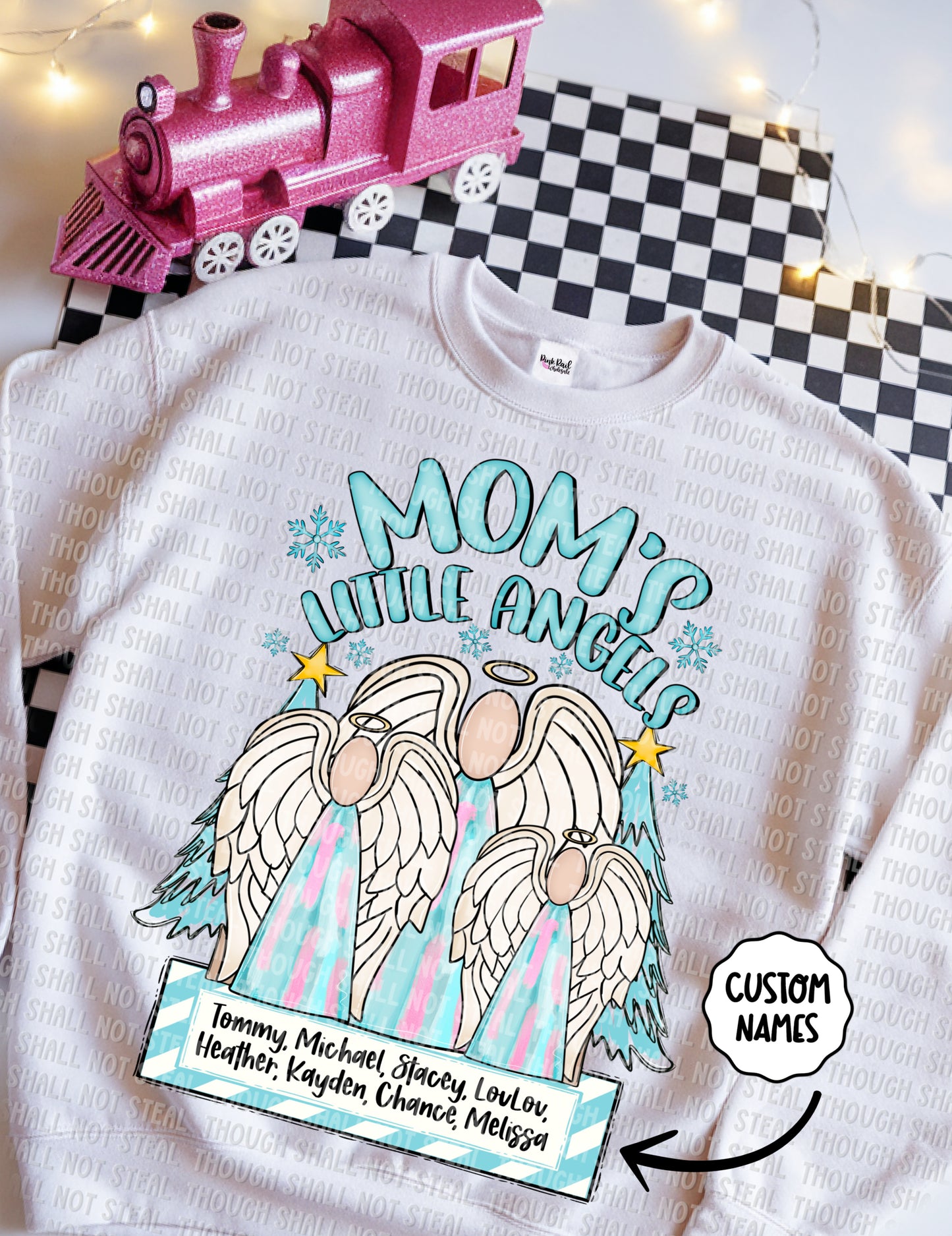 12-289 Mom's Little Angels (add custom names) Tee