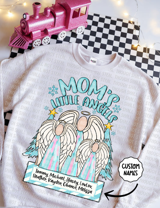 12-289 Mom's Little Angels (add custom names) Tee