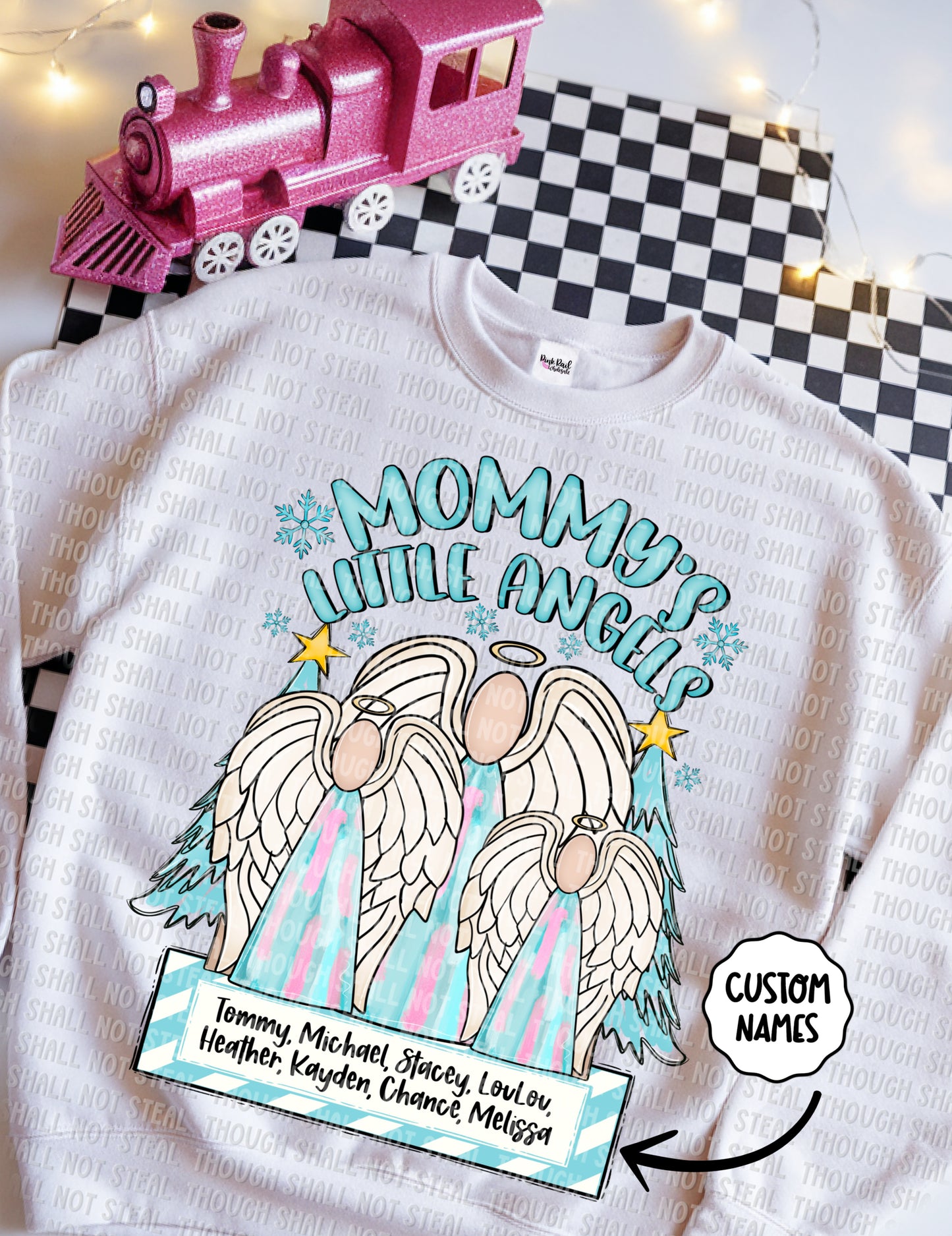 12-290 Mommy's Little Angels (add custom names) Tee