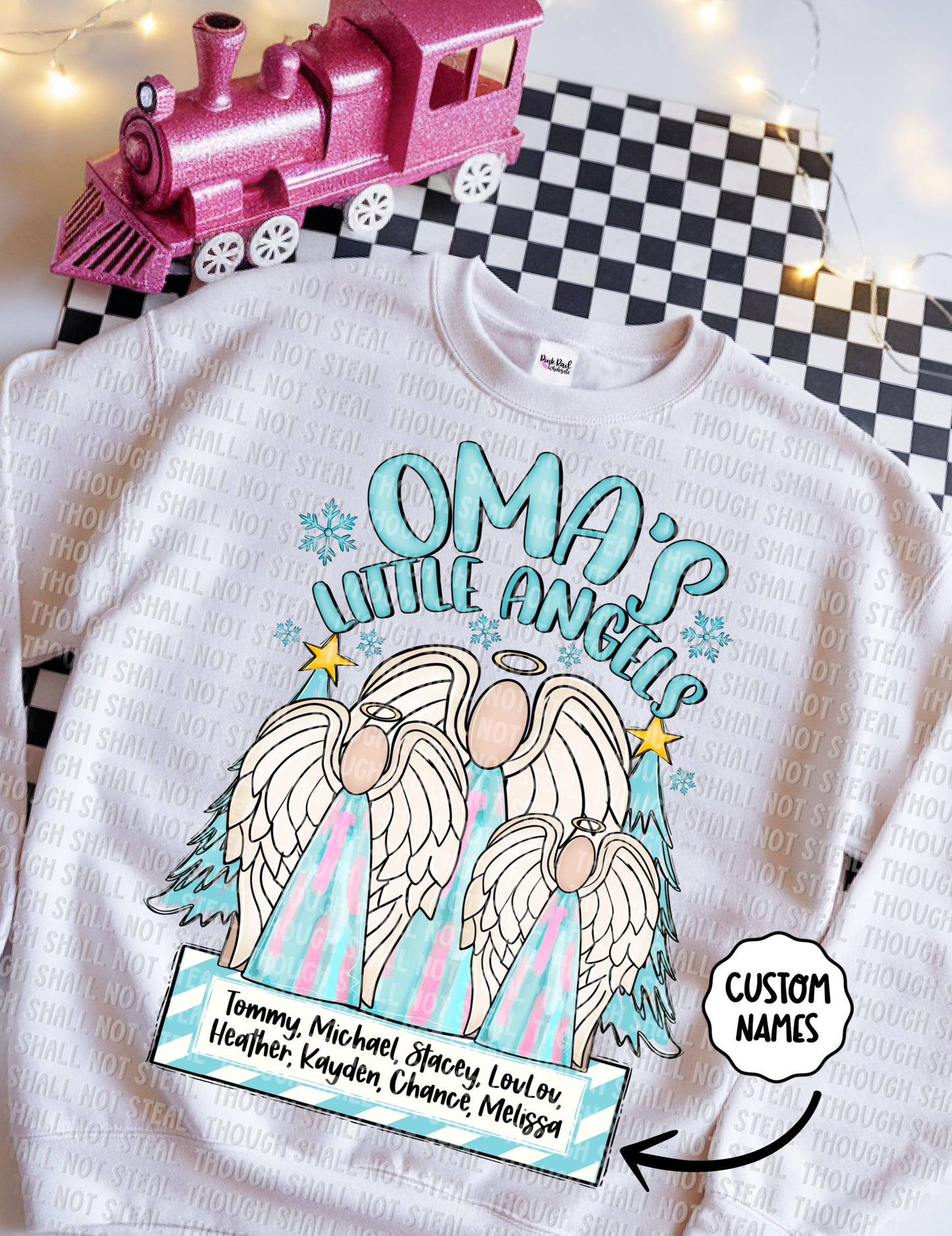 12-293 Oma's Little Angels (add custom names) Tee
