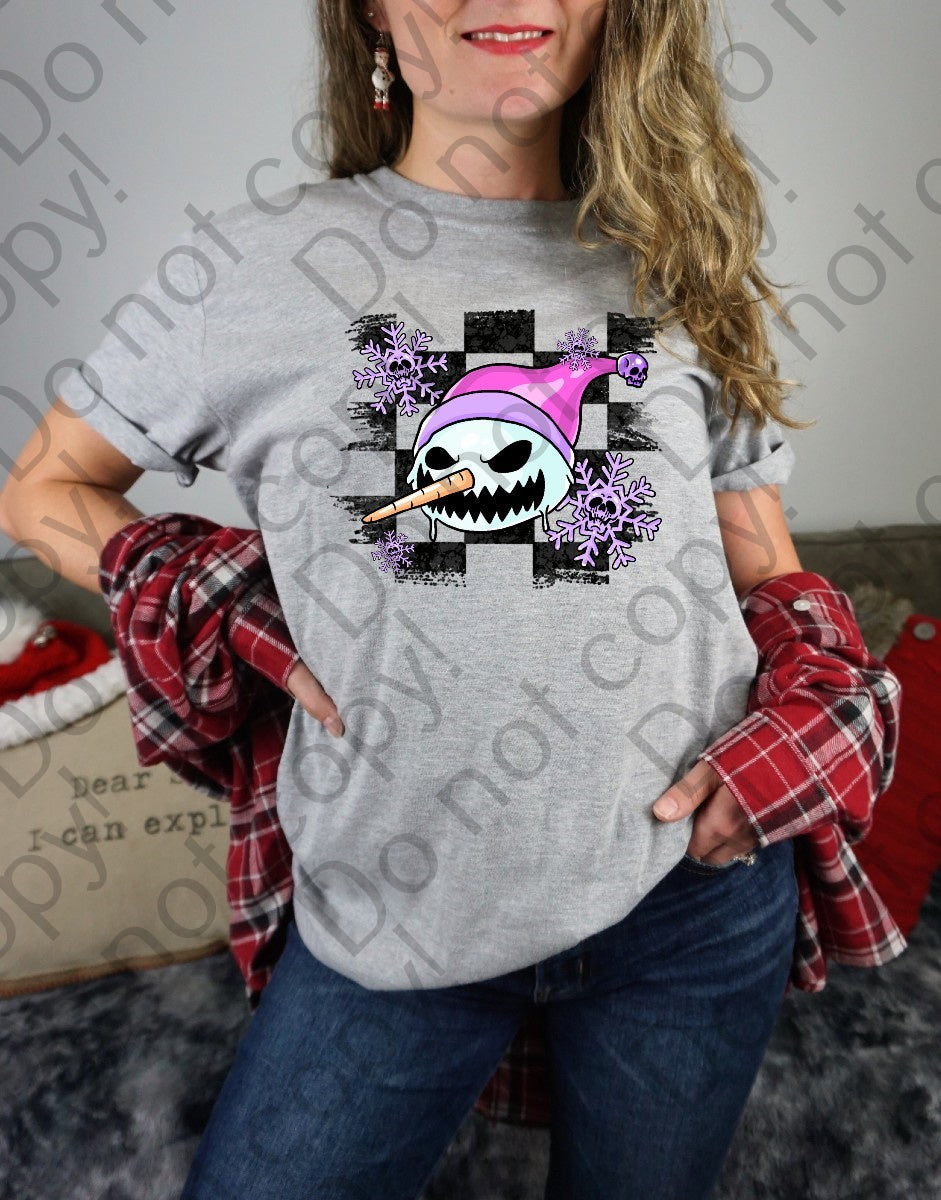 12-316 Angry Snowman Jack Frost tee