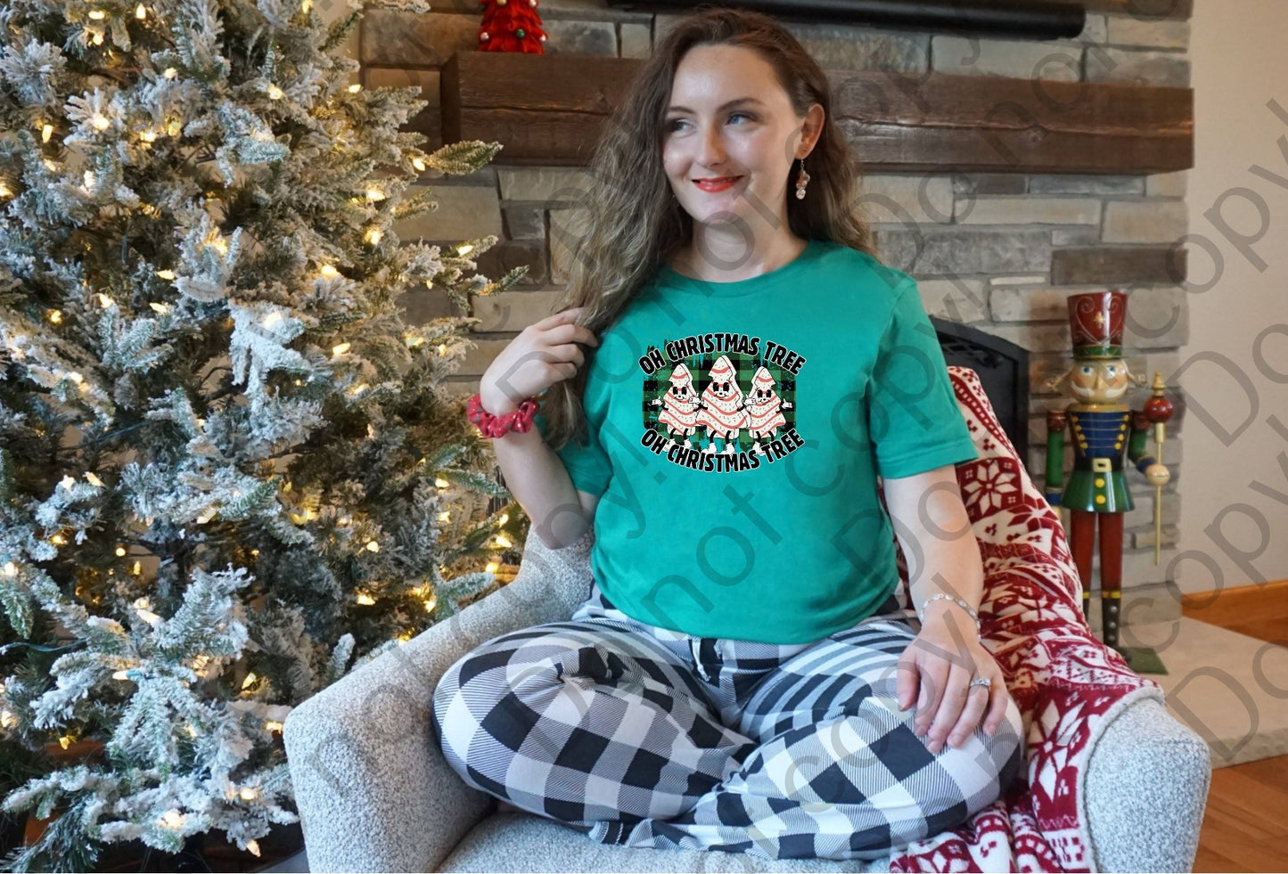 12-393 Oh Christmas Tree with Cookies tee