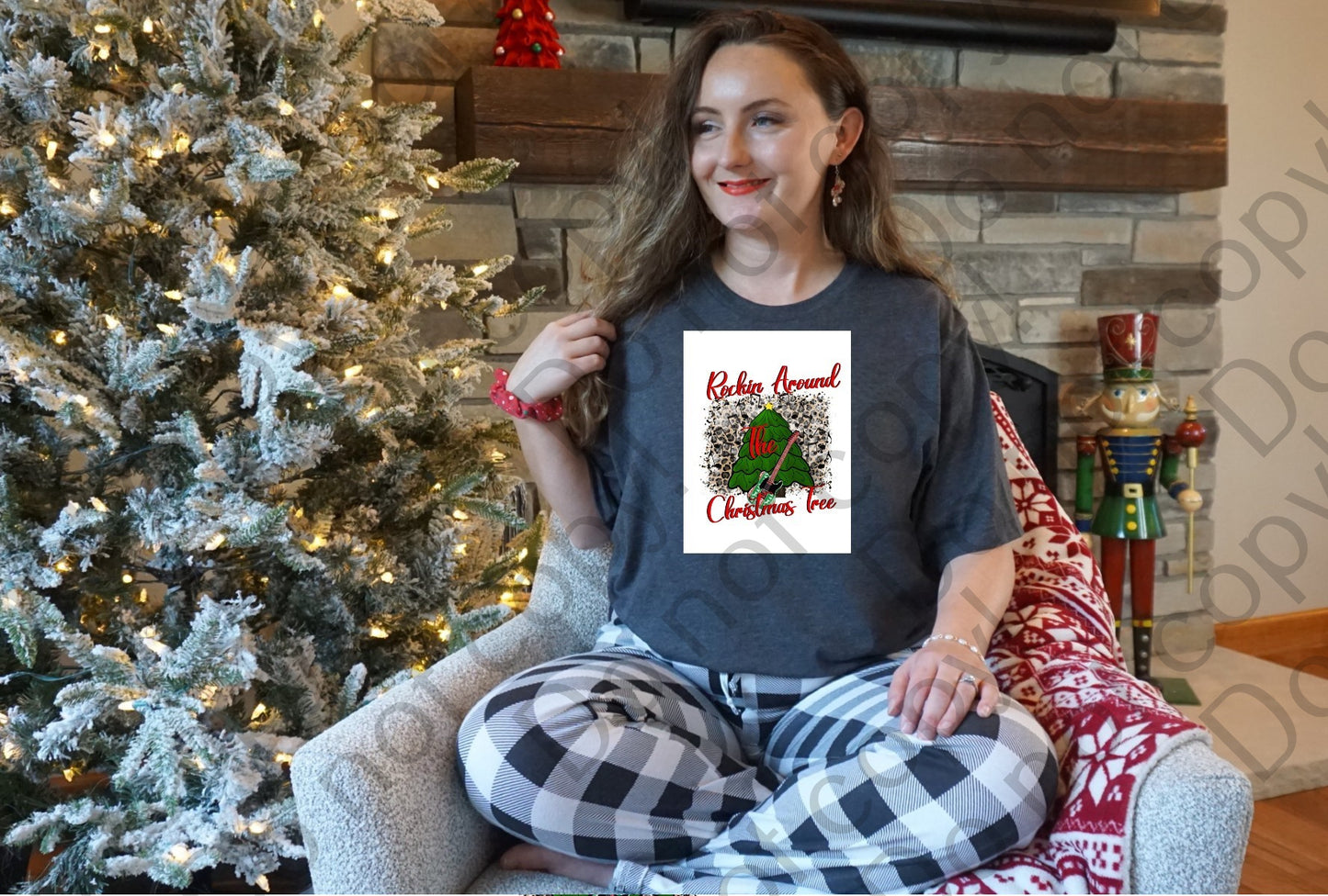 12-400 Rockin Around The Christmas Tree tee