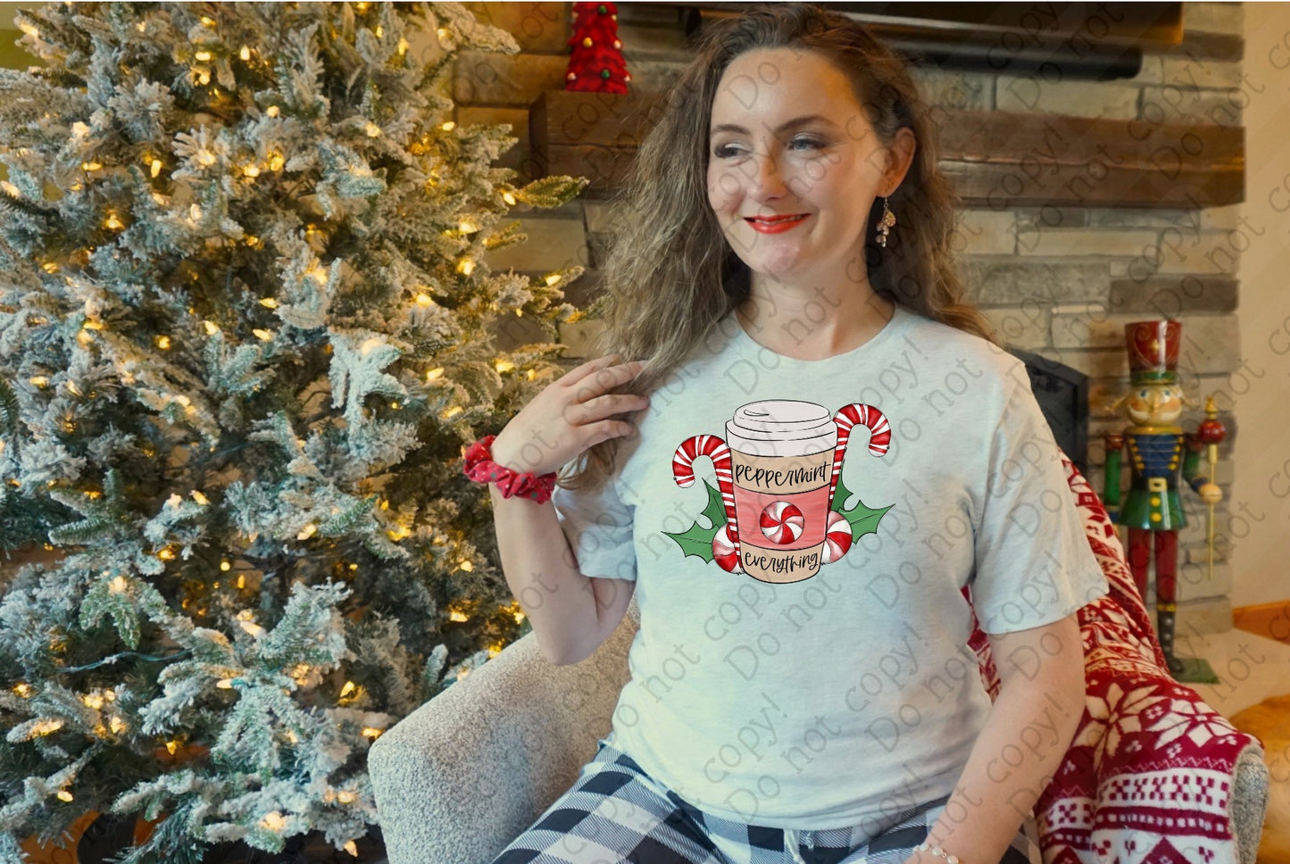 12-425 Peppermint Everything tee