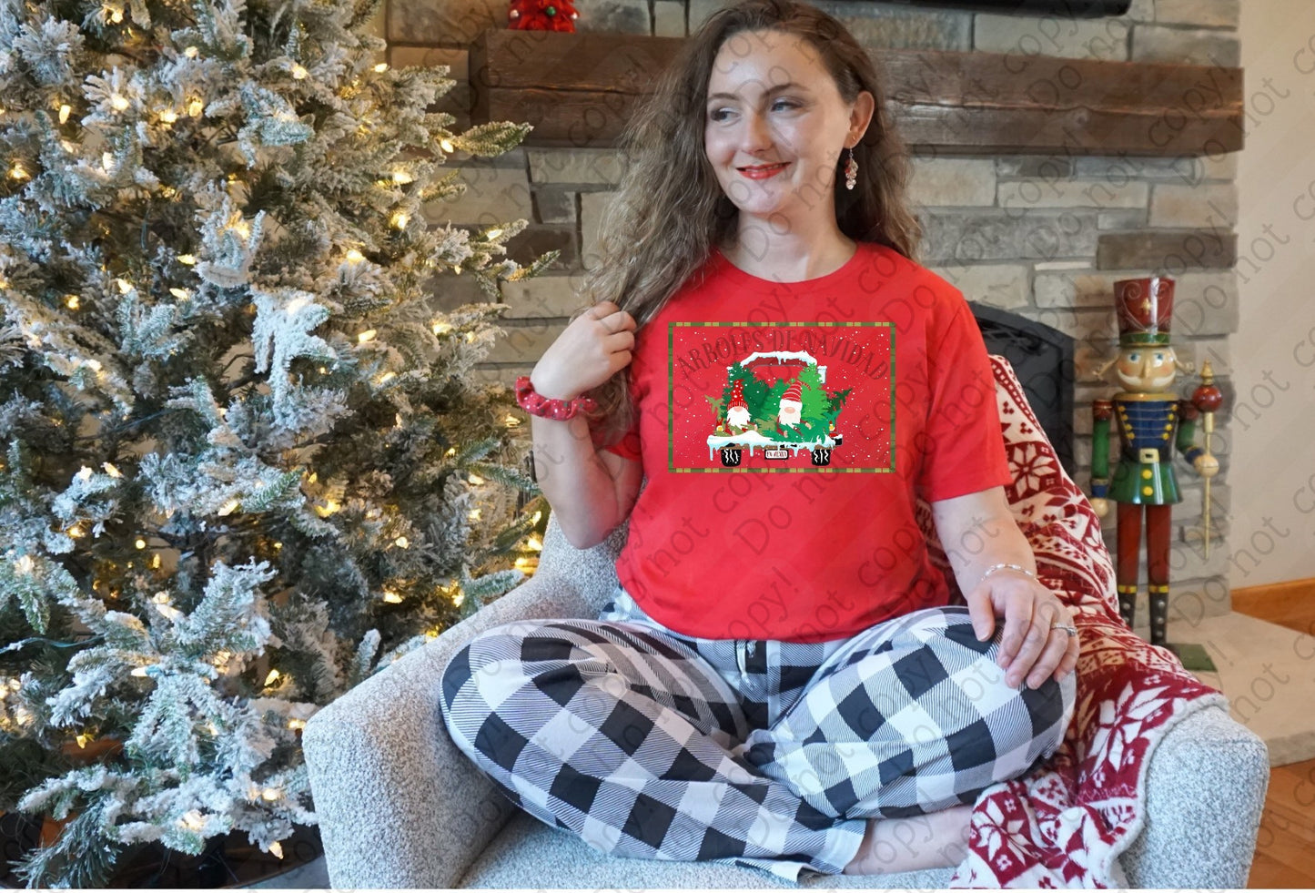 12-442 Arboles de Navidad tee