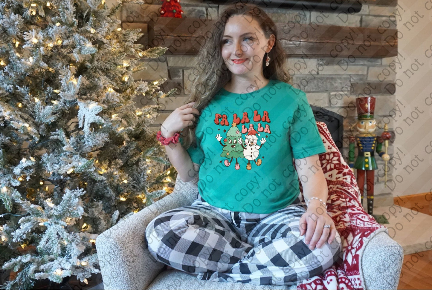 12-457 Fa La La La La tee