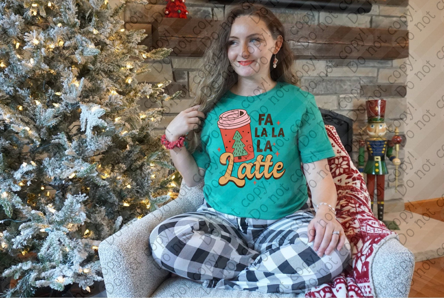 12-458 Fa La La La Latte tee