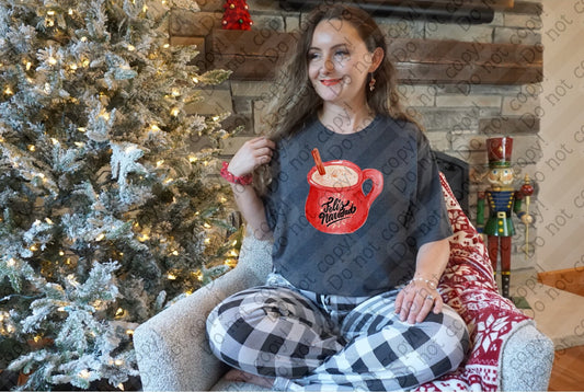 12-472 Feliz Navidad Red Coffee Mug tee
