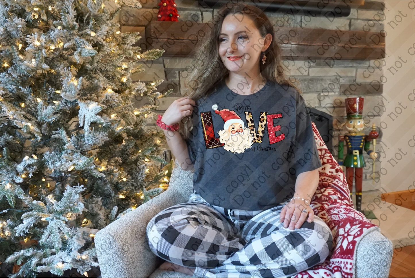 12-474 For the Love of Christmas tee