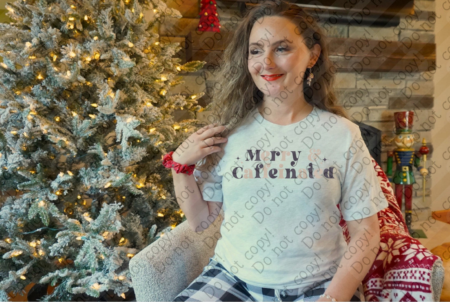 12-496 Merry & Caffeinated tee