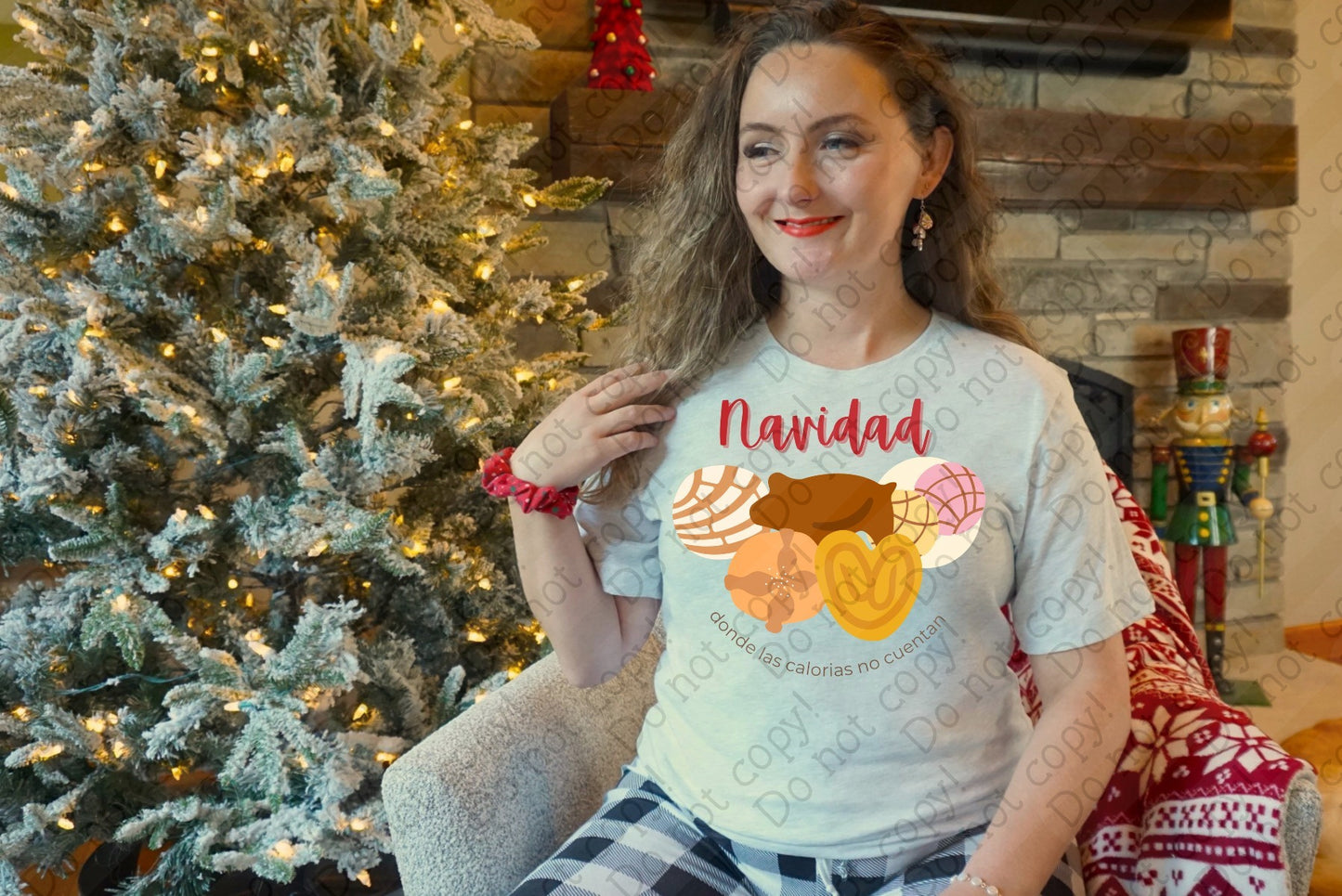 12-507 Navidad Donde Las Calorias No Cuentan tee