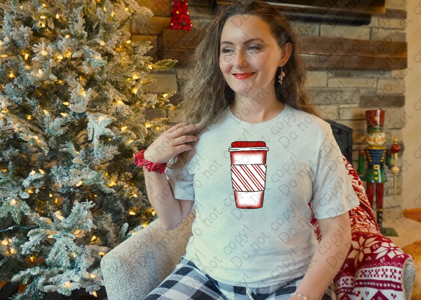 12-515 Peppermint Coffee Cup tee
