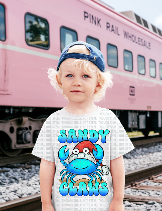 12-554 Sandy Claws (Choose One) tee