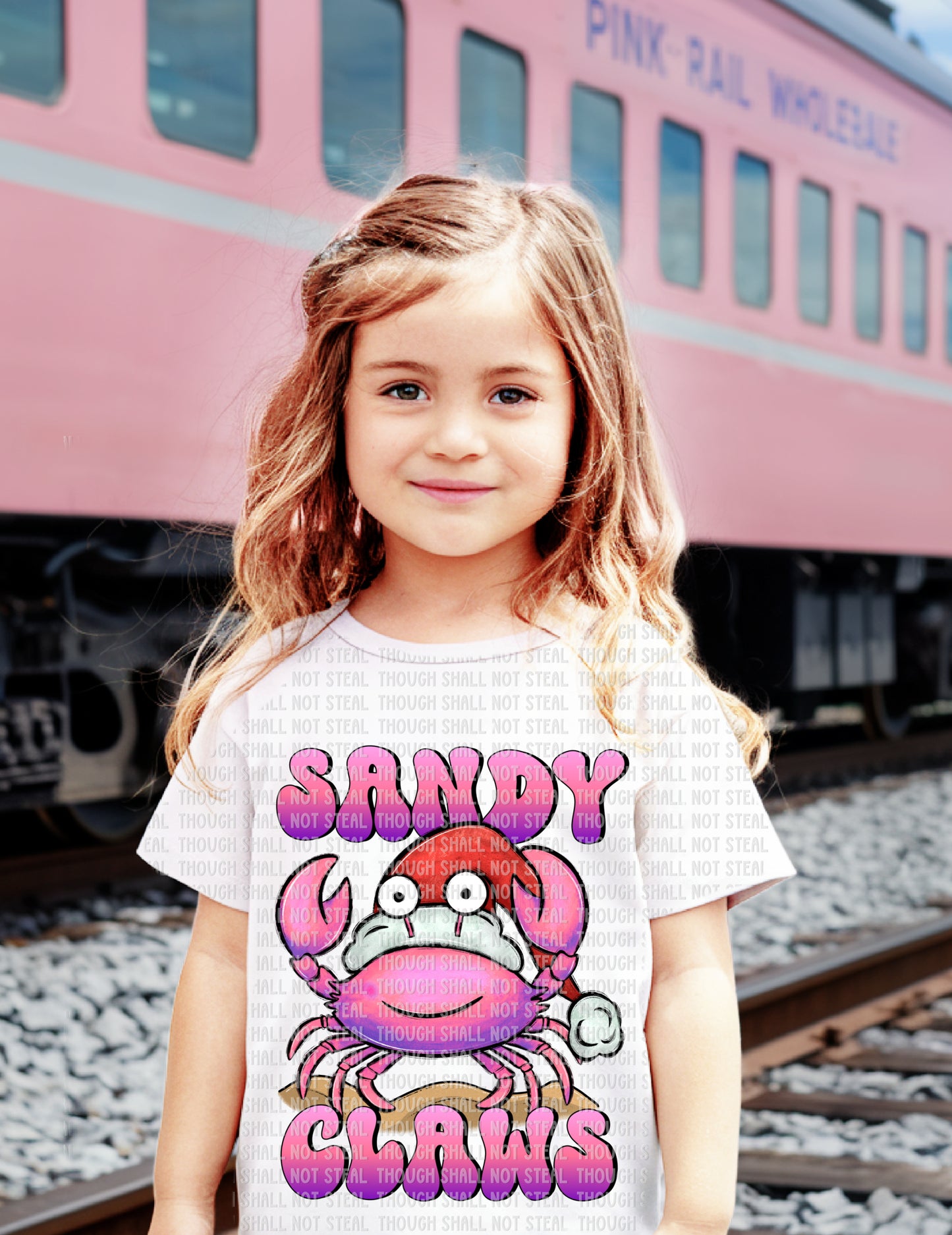 12-554 Sandy Claws (Choose One) tee