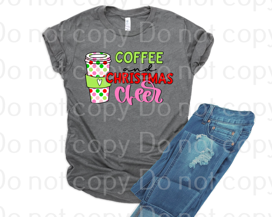 12-55 Coffee And Christmas Cheer Completed Tee