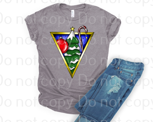 12-71 Christmas Triangle Completed Tee