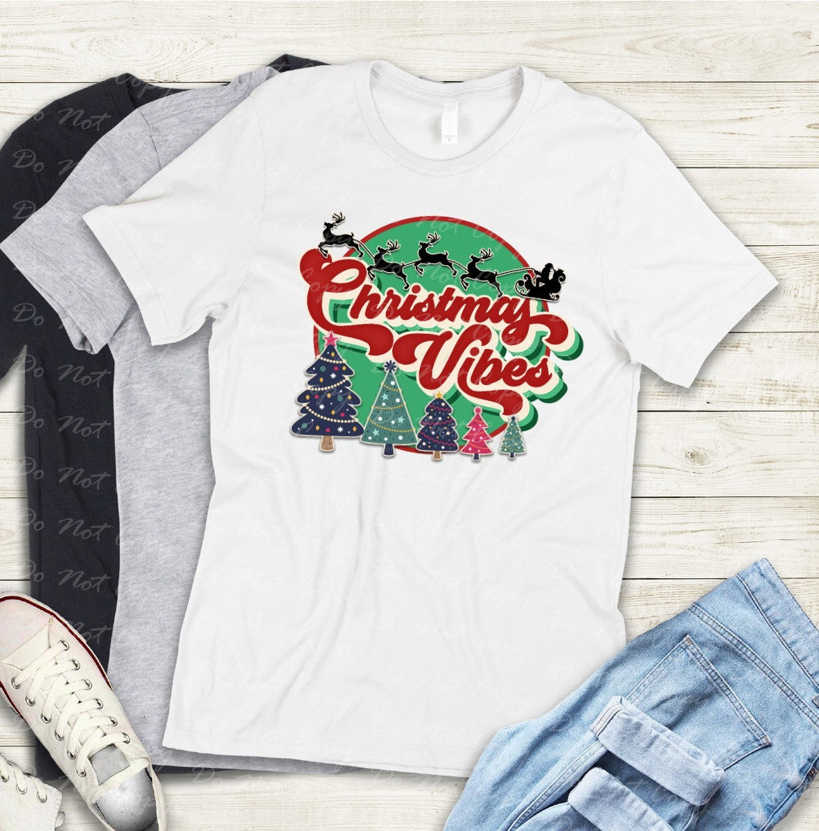 12-72 Christmas Vibes Tee
