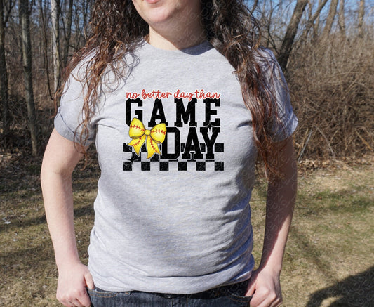 13-111 no better day than game day softball tee
