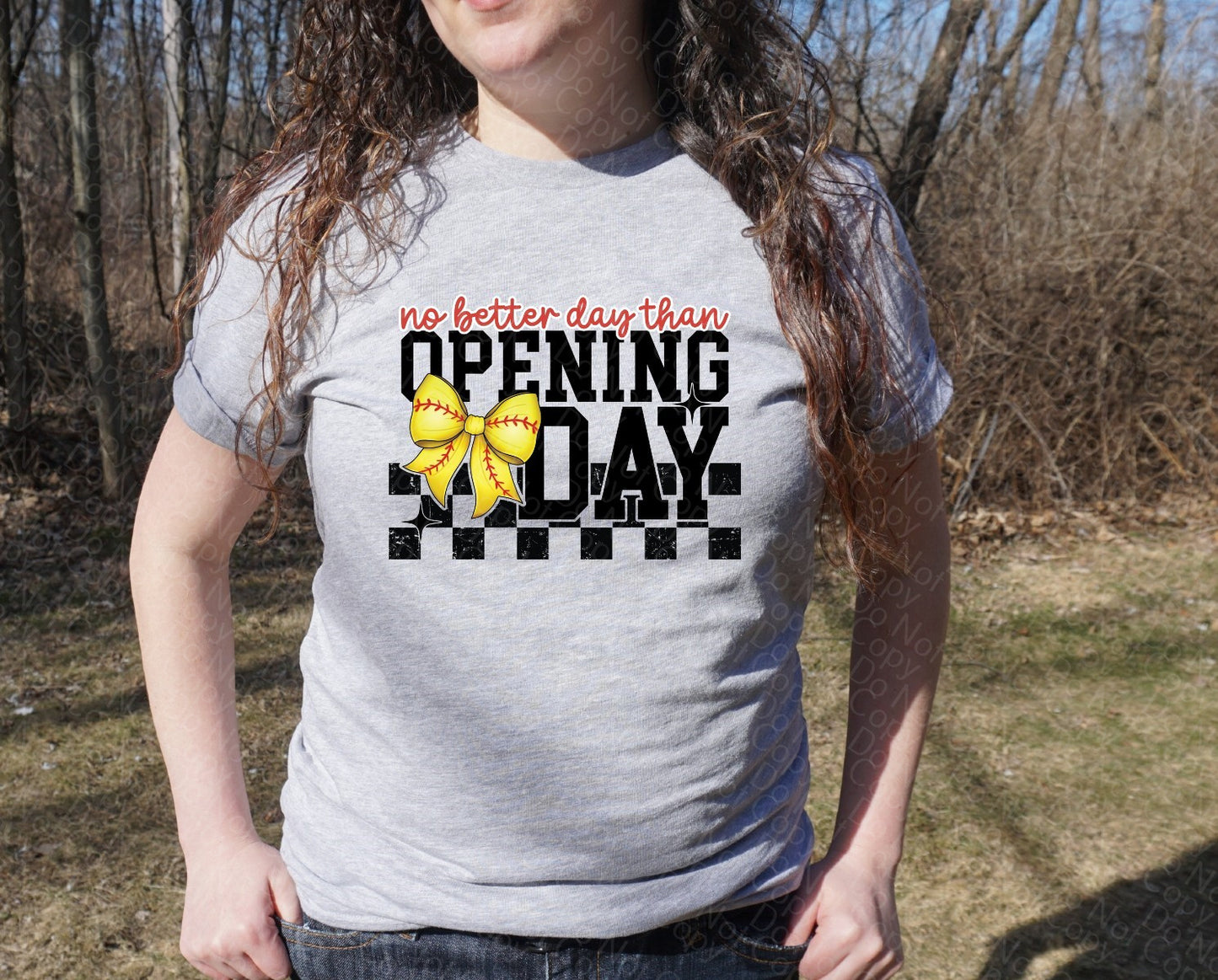 13-112 no better day than opening day softball tee