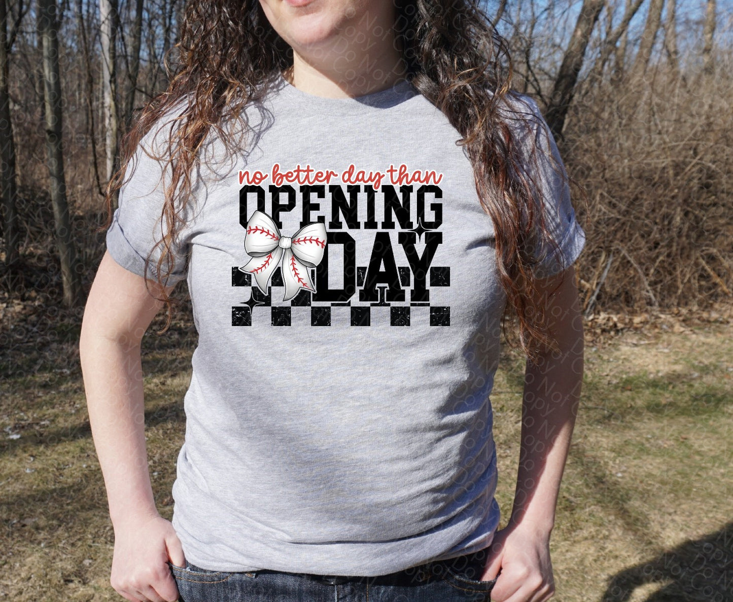 13-113 no better day than opening day baseball tee