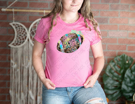 13-132 Football with Custom Name and Number tee