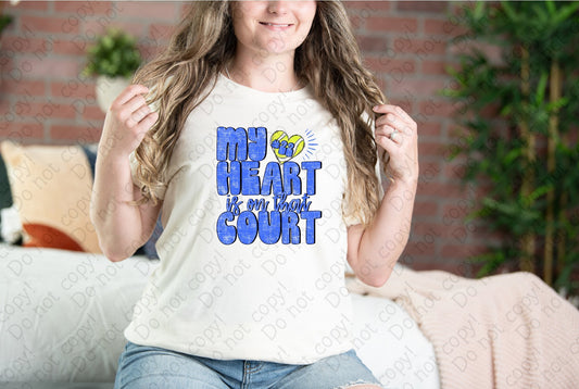 13-141 Tennis My Heart is on that Court tee