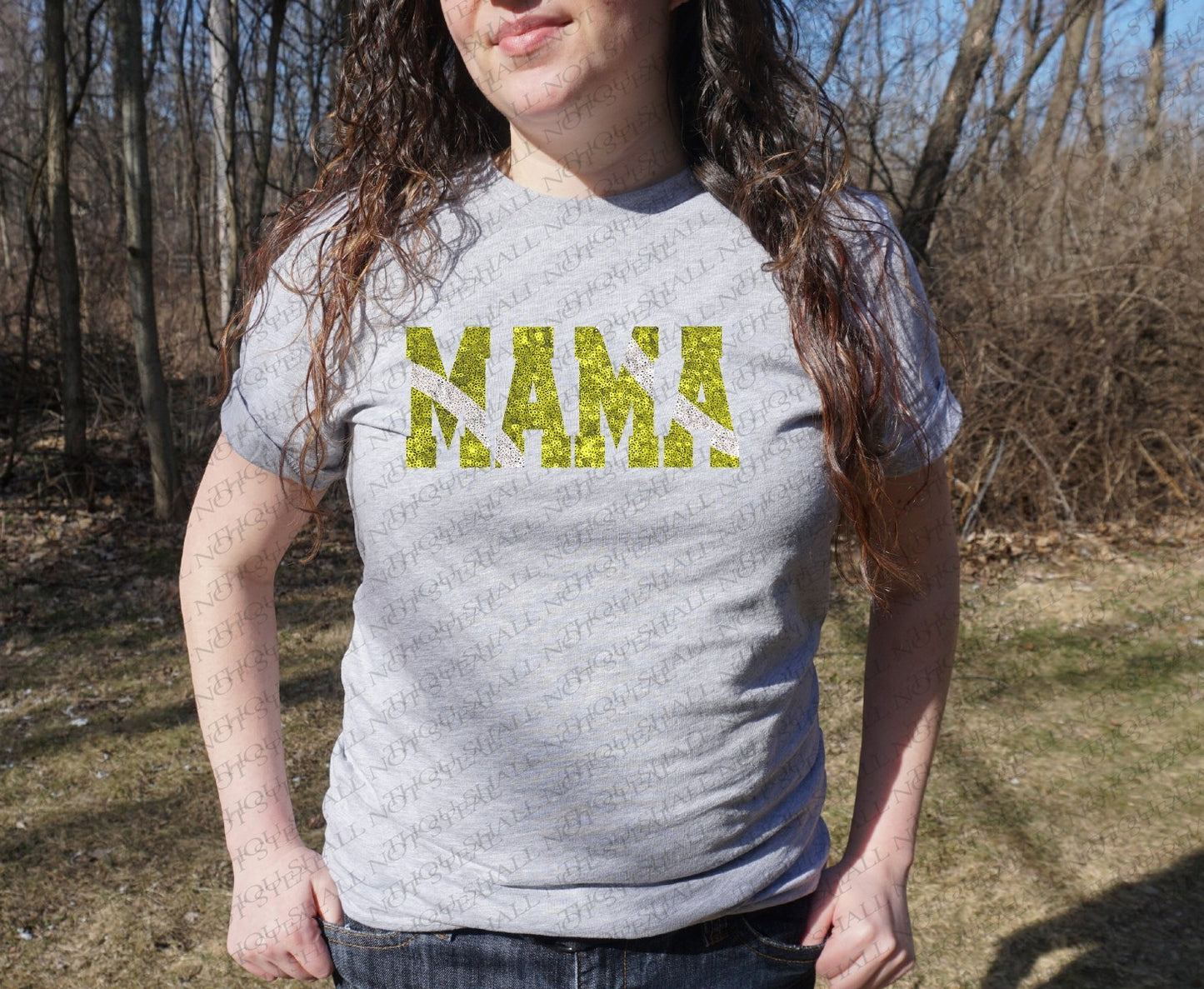 13-149 Glitter Sequin Mama (Choose One) tee