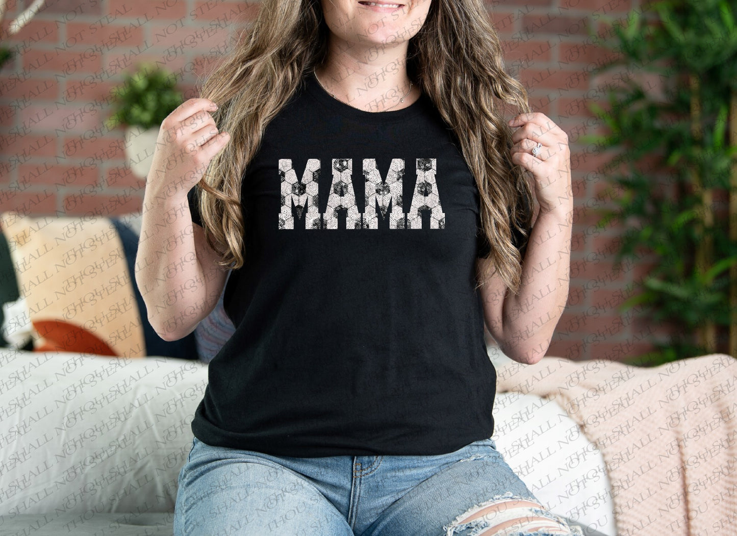 13-149 Glitter Sequin Mama (Choose One) tee