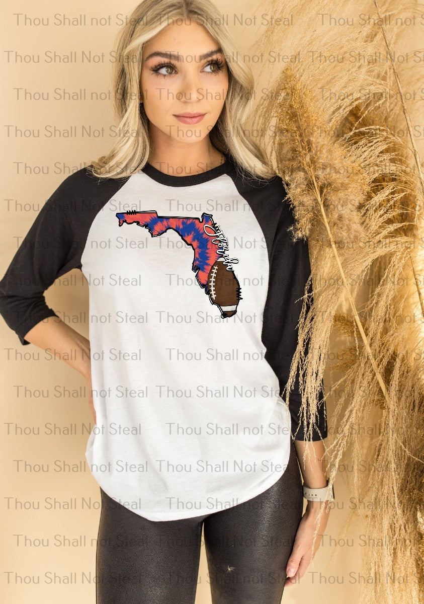 13-163 (Choose State) Football tee
