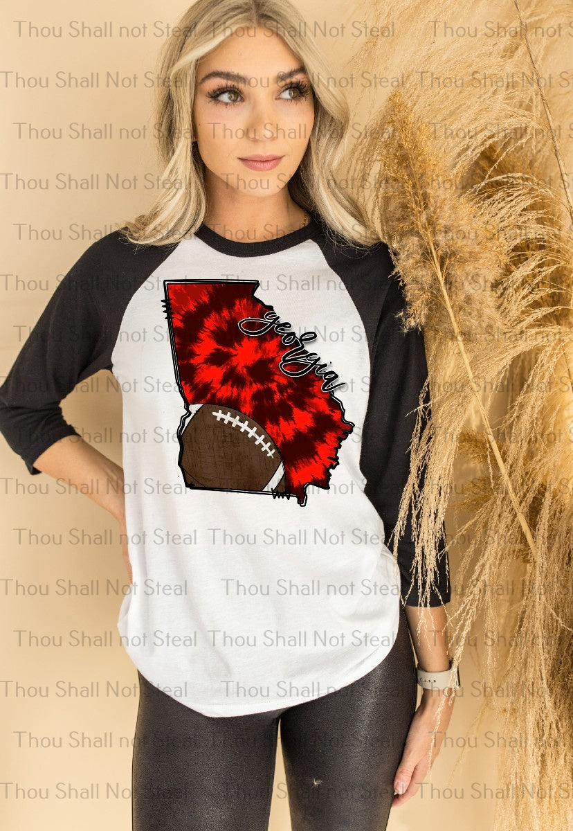 13-163 (Choose State) Football tee