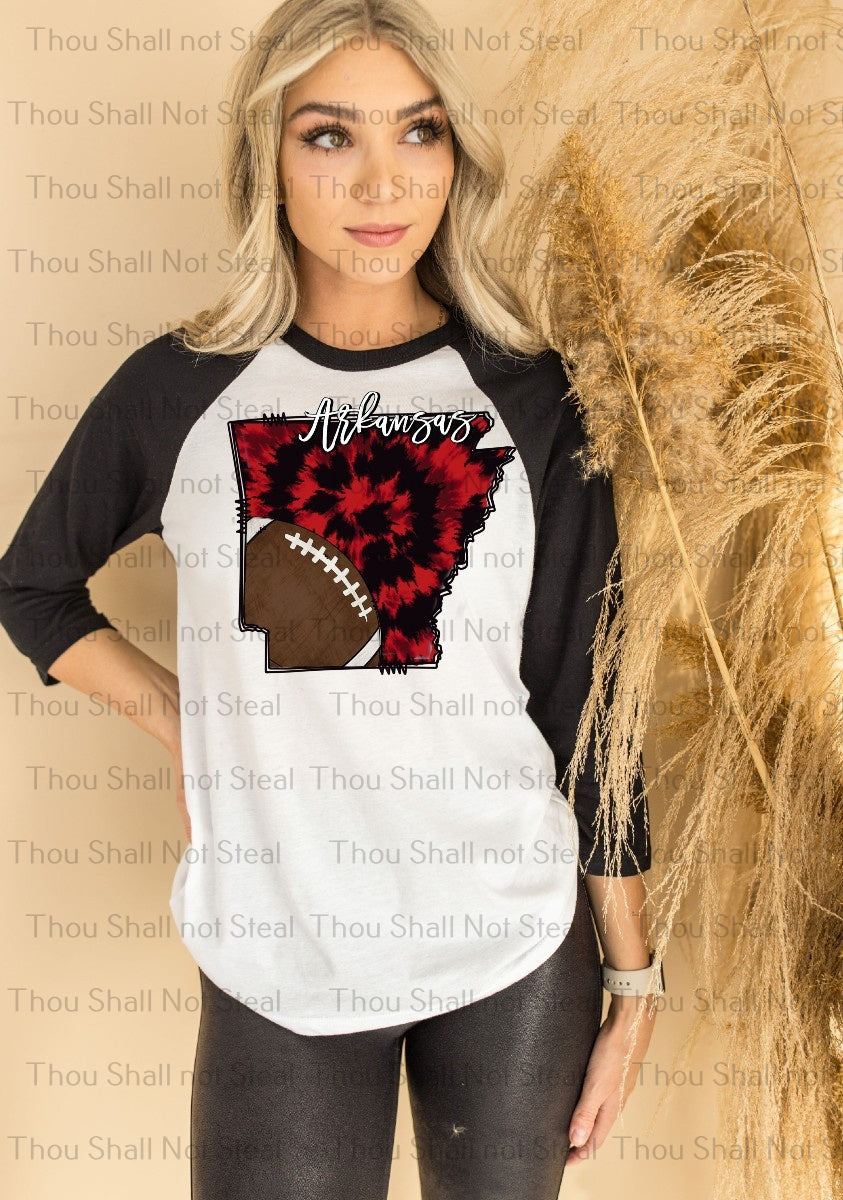 13-163 (Choose State) Football tee