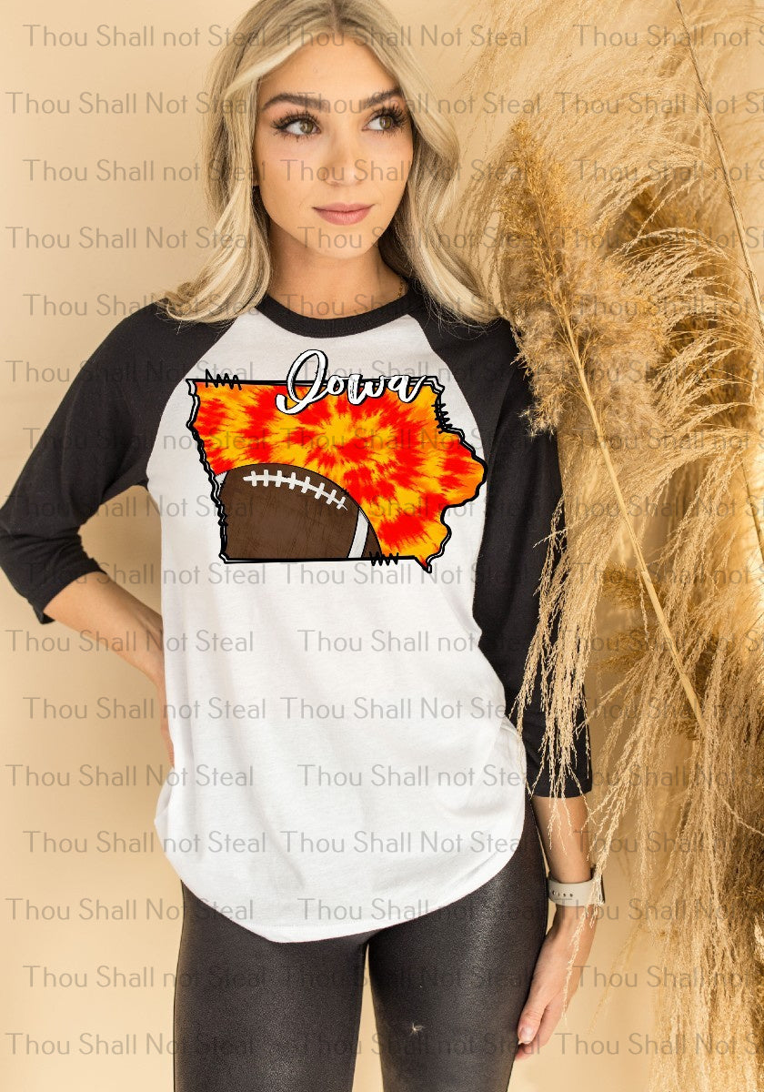 13-163 (Choose State) Football tee
