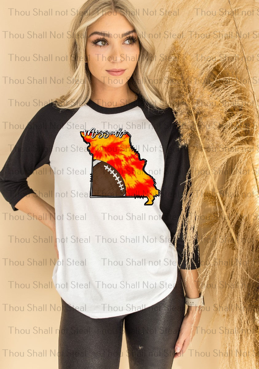 13-163 (Choose State) Football tee