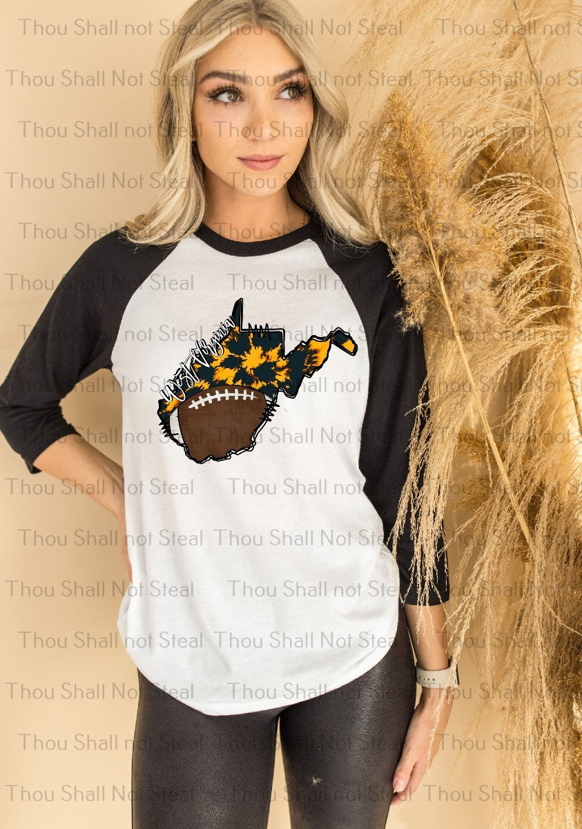 13-163 (Choose State) Football tee