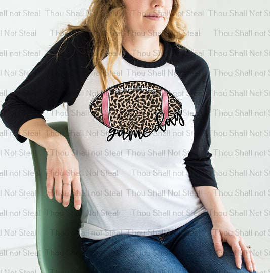 13-166 Cheetah Football Game Day tee