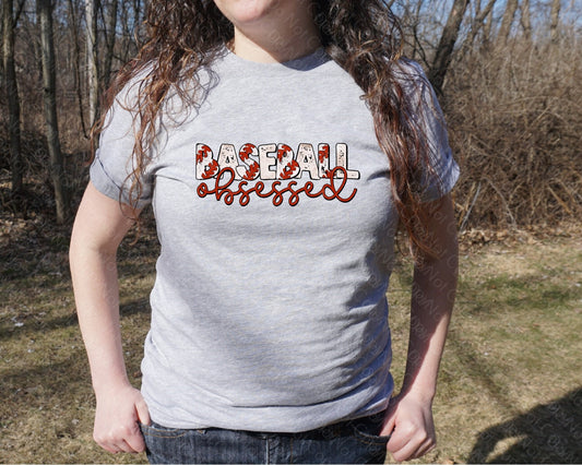 13-61 BASEBALL OBSESSED TEE