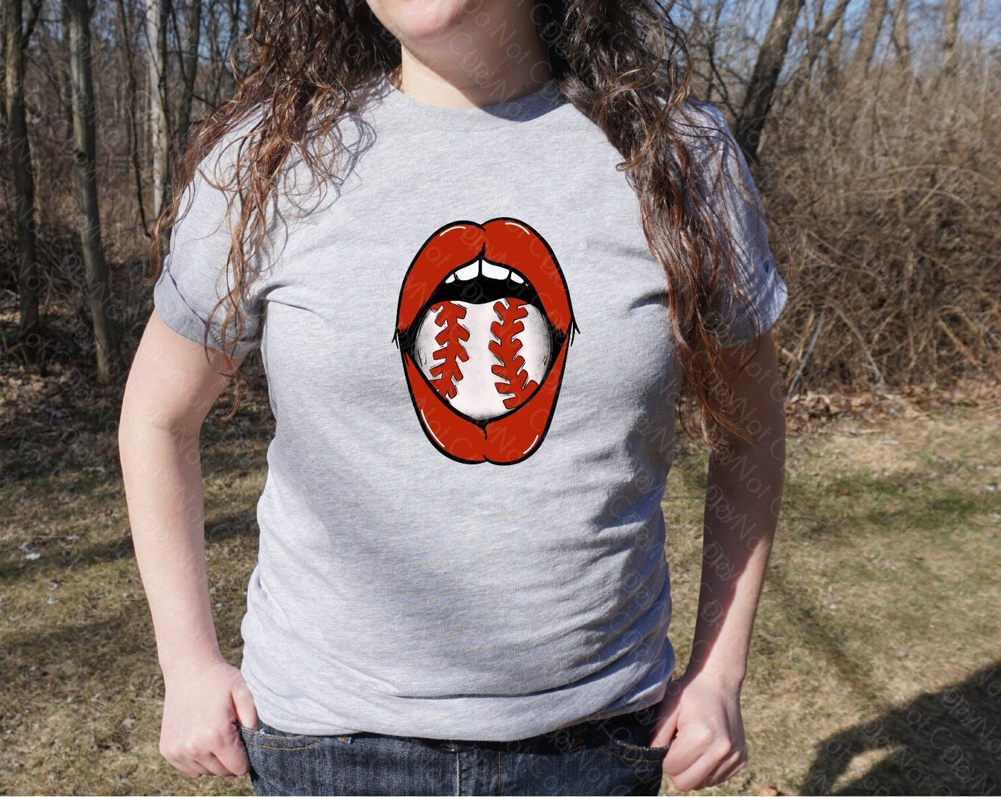 13-63 BASEBALL TONGUE TEE
